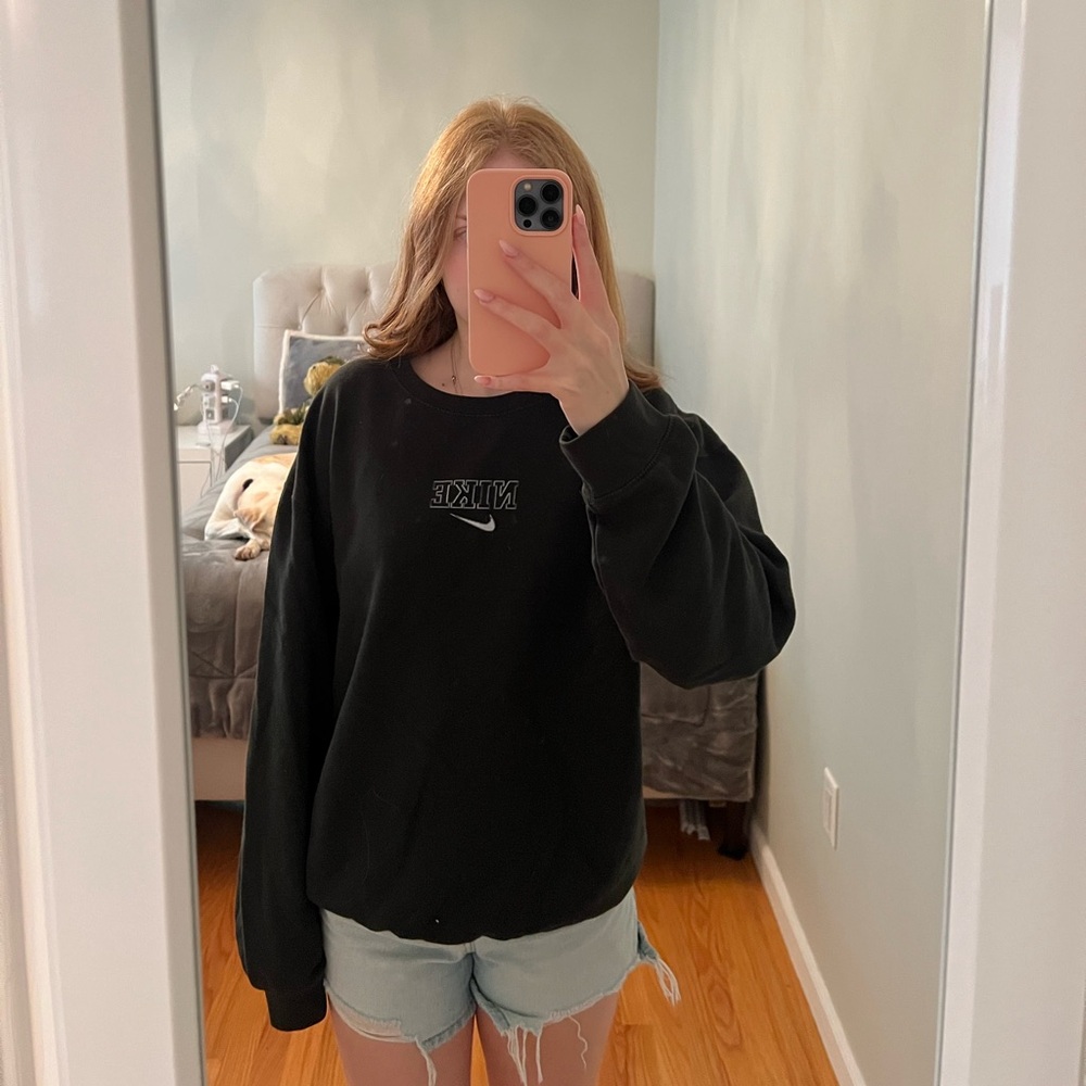 Nike Green Logo Sweatshirt